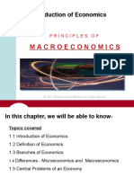 Macroeconomics: Introduction of Economics