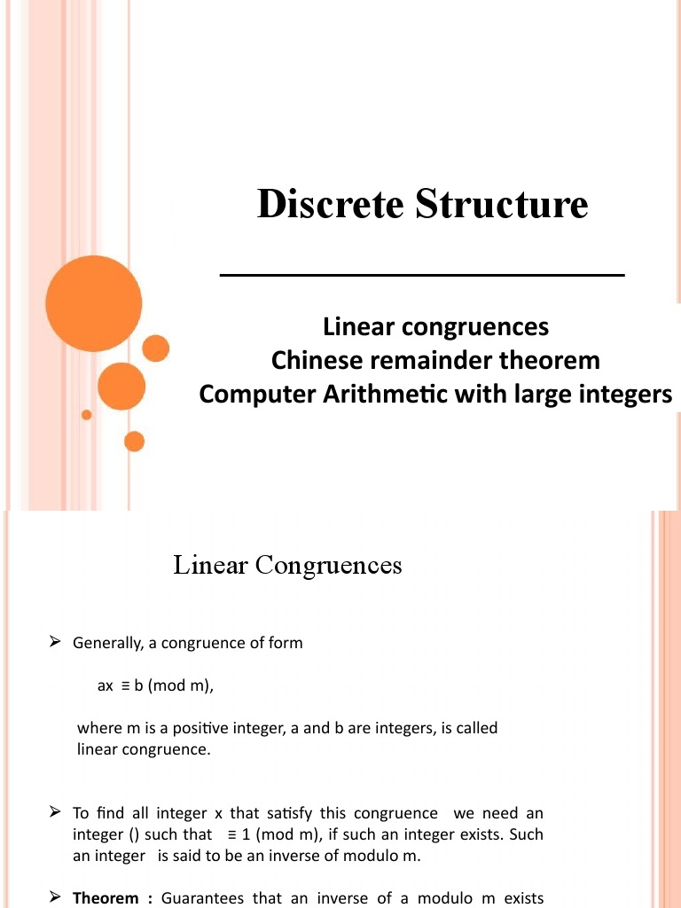 Discrete Structure | PDF | Mathematical Concepts | Arithmetic