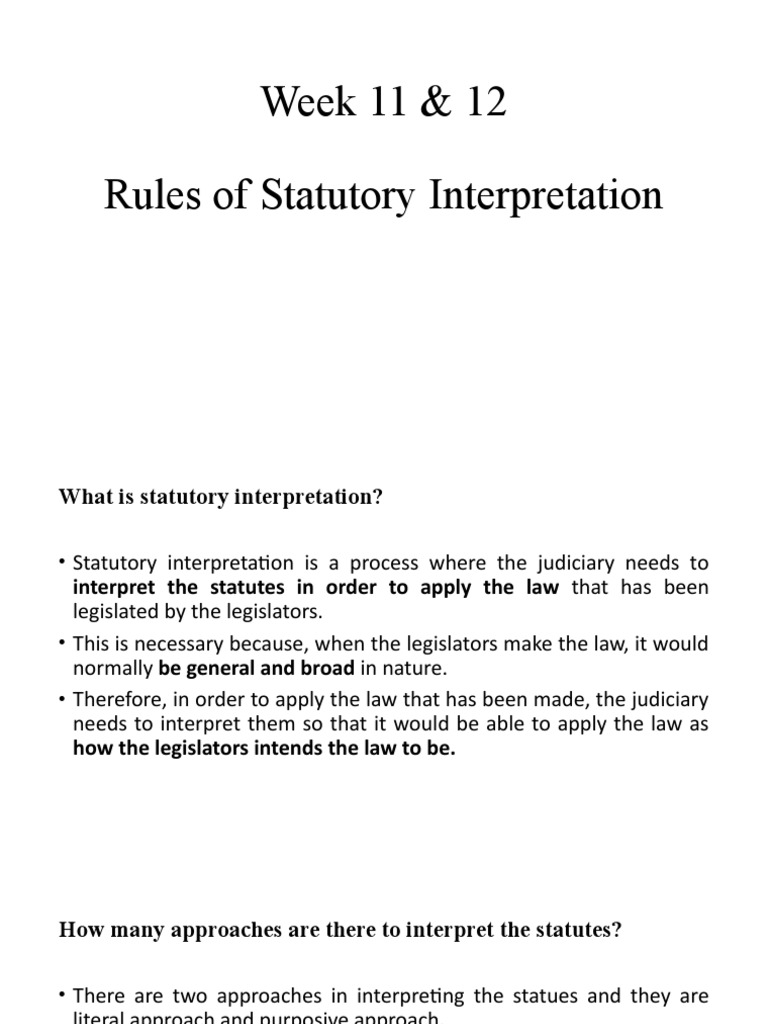 Rules Of Statutory Interpretation Pdf – GOHA