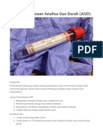 SOP Pemeriksaan Analisa Gas Darah (AGD)