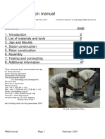 PMG Construction Manual: This Manual Was Commissioned by