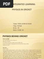 Physics in Cricket Presentation