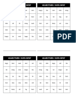 Adjectives / Kata Sifat Adjectives / Kata Sifat