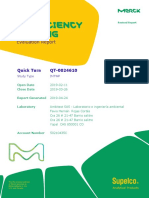 QT-0024610 - Pruebas de Desempeño Microbiología