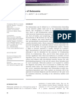 Laboratory Diagnosis of Thalassemia