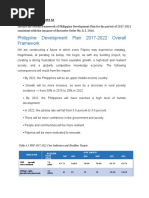 ELECTIVE 104 PDP 2017-2022 Overall Framework