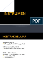 Kontrak Kuliah Instrumen 2020