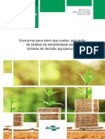 Analise de Sensibilidade para Agricultura - Custos de Produção