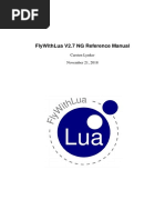 Flywithlua V2.7 NG Reference Manual: Carsten Lynker November 21, 2018