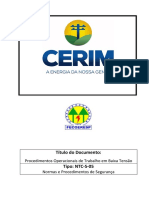 Procedimentos de segurança para trabalhos em baixa tensão