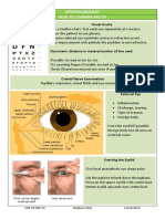 Ophthalmology How To Examine An Eye: Visual Acuity
