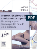 Netter, Exploración Clínica en Ortopedia