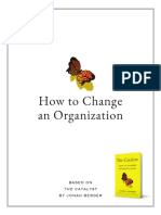 How To Change An Organization