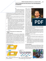 RTA-16-95 - Polymer Wall To Protect Underground Structures From Earthquakes - Development and Installation