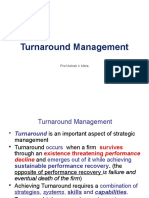 Turnaround Management: Prof Ashish K Mitra