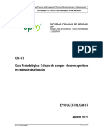 01 GM-07 Guia Metodologica Calculo de Campos Electromagneticos en Redes de Distribucion