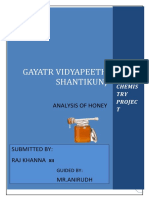 Analysis of Honey