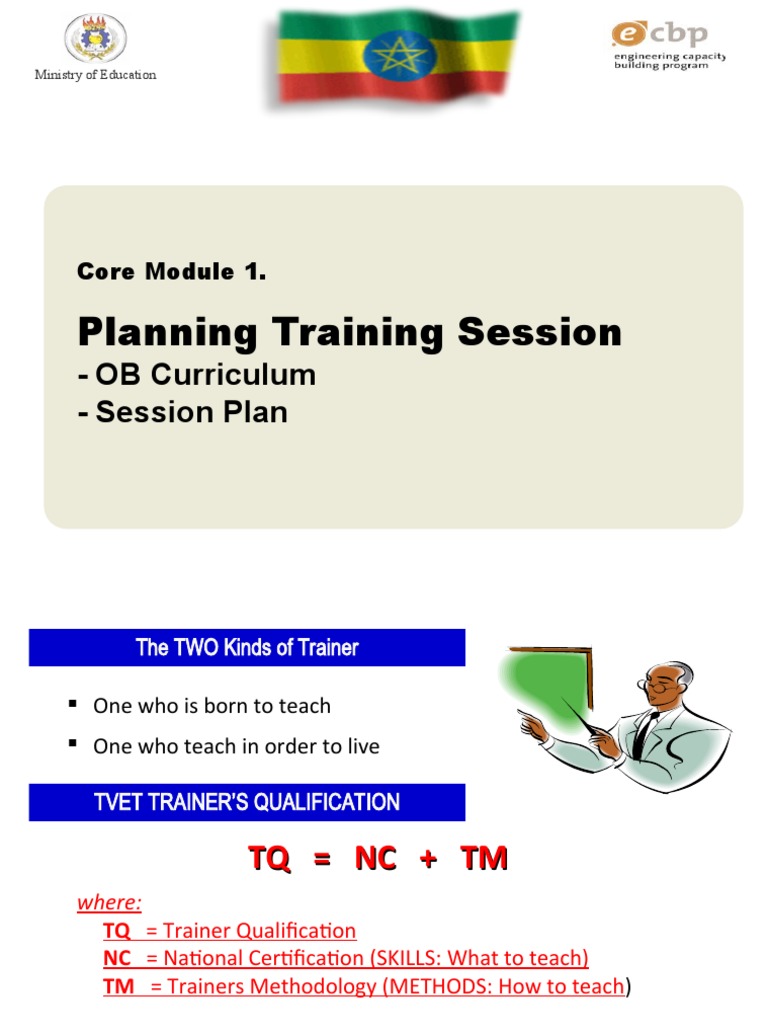 Planning Training Session: - OB Curriculum - Session Plan | PDF ...