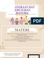 Materi IPS Kelangkaan Dan Kebutuhan Manusia