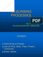 Unit 4 - Describing Processes