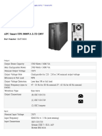 APC Smart-UPS 3000VA LCD 230V: Part Number: SMT3000I