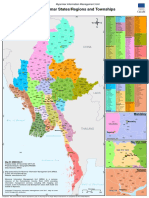 Myanmar-States and Regions Mapping