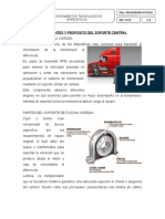 Componentes Y Proposito Del Soporte Central: Conocimientos Tecnologicos Especificos 1/3 Ref: Hcte Mec. Maquinaria Pesada