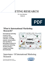 Marketing Research: BY-Aryan Mukadam TYBMS-84