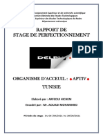 Rapport de Stage de Perfectionnement