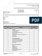 Land Settlement Statement Form