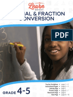 Decimal & Fraction Conversion: Grade