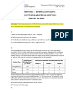 HW1 - Formulating LPP