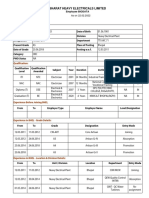 Bharat Heavy Electricals Limited: Personal Particulars