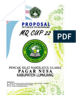 Draf MQ CUP Pagar Nusa