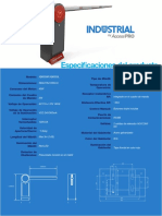 Puerta corredera industrial especificaciones XB6000