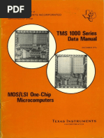 TMS 1000 Series Data Manual Dec76