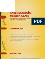 Clase Teórica Anestesiología Nro. 1