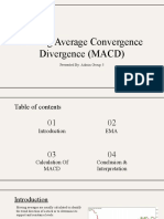 Moving Average Convergence Divergence (MACD) : Presented By: Admin Group 3
