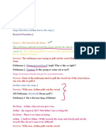 Features of A Playscript
