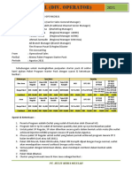 Memo Internal (Div. Operator) : Syarat & Ketentuan