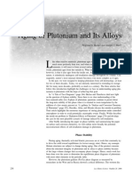 Aging of Plutonium and Its Alloys: Siegfried S. Hecker and Joseph C. Martz