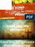 Come Into His Presence and Come Holy Spirit (New)