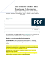 40 Reglas para Los Recién Casados