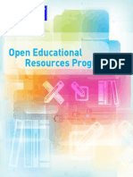 Resources Programme Open Educational