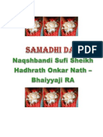 Samadhi Day Naqshbandi Sufi Onkar Nath - Bhaiyyaji Ra