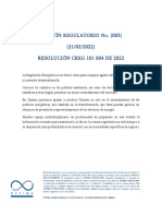 Boletín Regulatorio 3 - Asignación de OEF Mediante El Mecanismo de Asignación Administrada