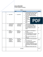 'Class - 10 Computer Science - O Level Scheme of Work 2019-2020