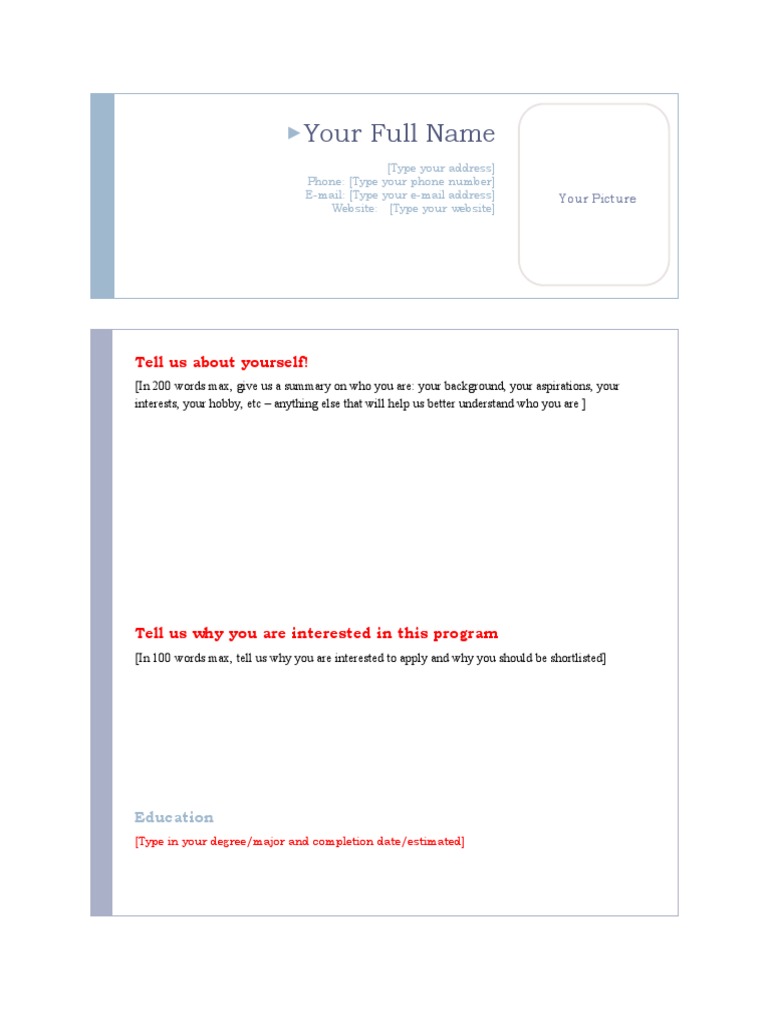 Application Letter Sample | PDF
