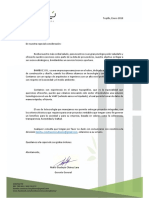 Carta de Presentacion Vitapro