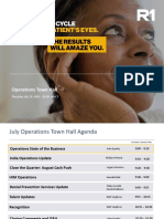 Operations Town Hall Agenda